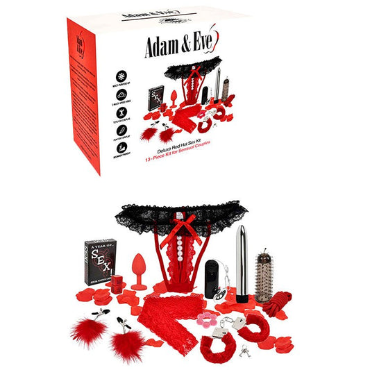 Adam & Eve DELUXE RED HOT Couples SEX KIT
