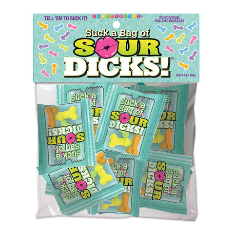 Suck a Bag of Sour Dicks! Pecker Lollies by Little Genie - Party Gifts and Novelties