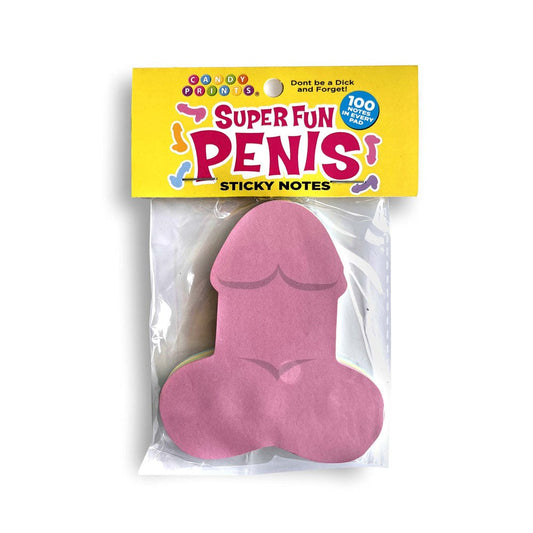 Super Fun Penis Novelty Sticky Notes 100 Pack - Party Gifts and Novelties