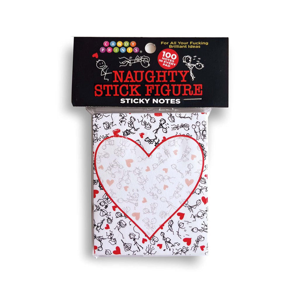 Little Genie Naughty Stick Figure Sticky Notes 100 Pack - Party Gifts and Novelties