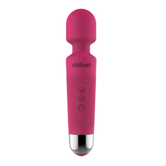 Shibari Mini Halo 20 Functions Body Wand Massager Pink
