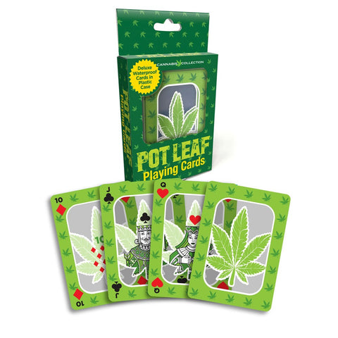 Pot Leaf Playing Cards Waterproof Novelty Playing Cards - Party Gifts and Novelties