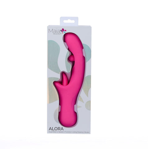 Maia ALORA USB Rechargeable Rotating & Licking Vibrator - G-Spot Vibrators