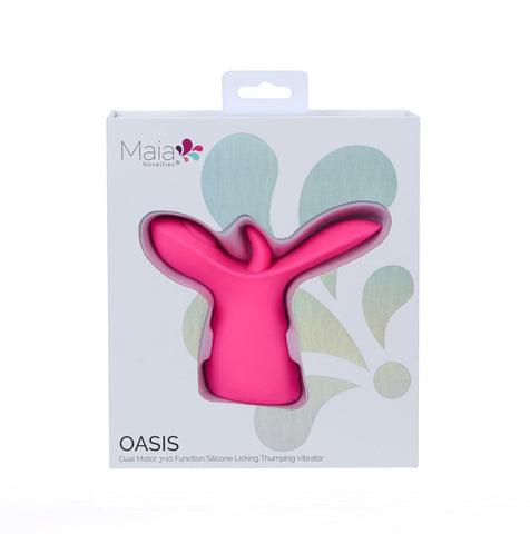 Maia OASIS Dual Motor Licking & Thumping Stimulator - G-Spot Vibrators