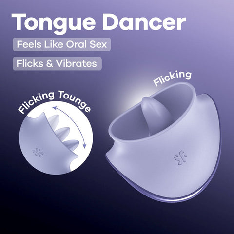 Tongue Dancer Flicking Stimulator Clit Vibrator - Clit Ticklers and Pulsators