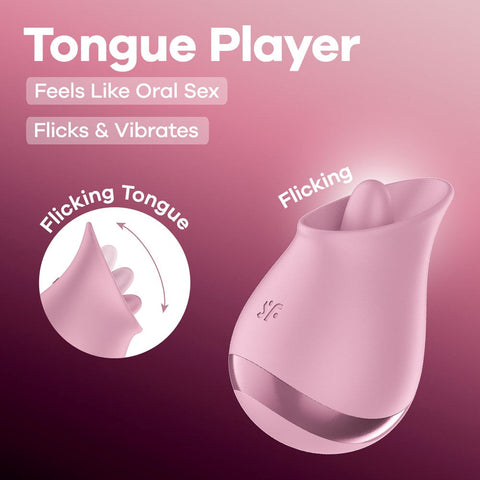Tongue Player Flicking Stimulator Clit Vibrator - Clit Ticklers and Pulsators