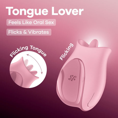 Tongue Lover Flicking Stimulator Clit Vibrator - Clit Ticklers and Pulsators