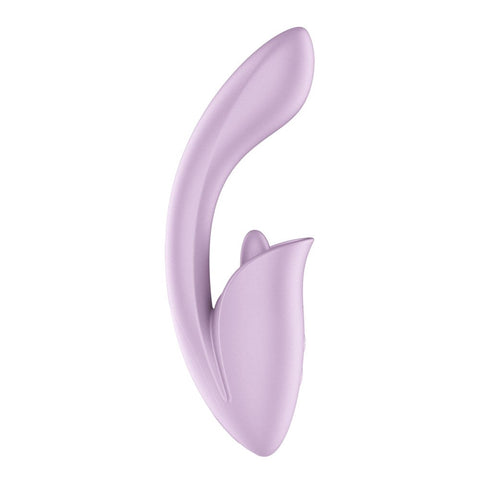 Tongue Expert Vibrator with Clitoral Stimulator - Clit Ticklers and Pulsators