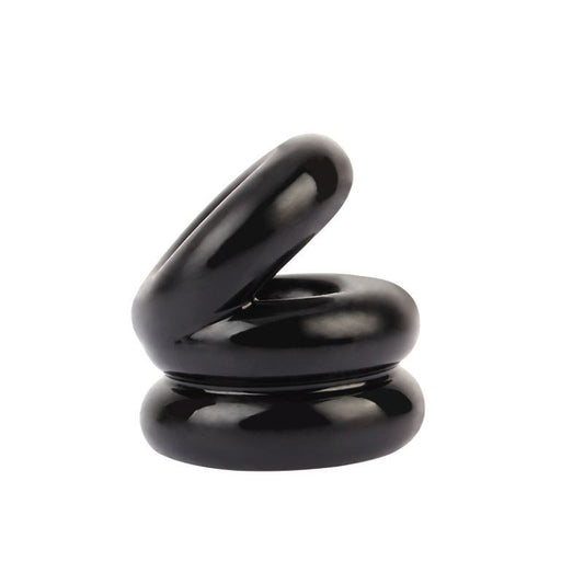 Chisa Stacked Dual Pleasure Male Pleasure Cock Ring