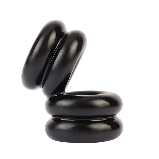 Chisa Double Stacked Dual Pleasure Mens Cock Ring