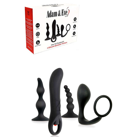 Adam and Eve 4 Piece INTRO TO PROSTATE Pleasure KIT