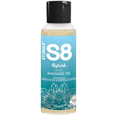 Stimul8 3 x 50ml Sensual Body Massage Oil Box - Massage Oils and Lubricants