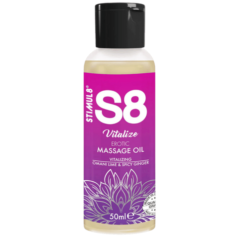 Stimul8 3 x 50ml Sensual Body Massage Oil Box - Massage Oils and Lubricants