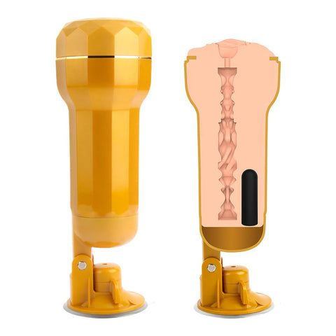 Ella Realistic Vagina Vibrating Cup by Chisa - Masturbators and Strokers