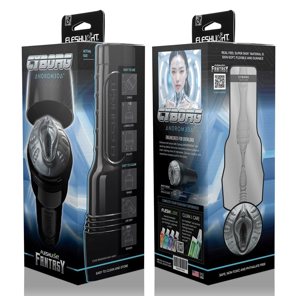 Fleshlight Fantasy Cyborg ANDROM3DA Male Stroker - Masturbators and Strokers