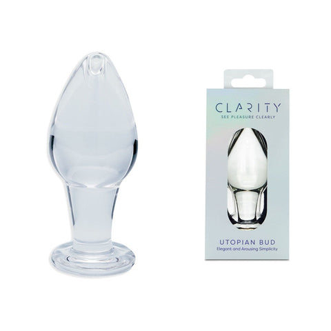 Glass Dildo Utopian Bud by Creative Conceptions - Glass Sex Toys