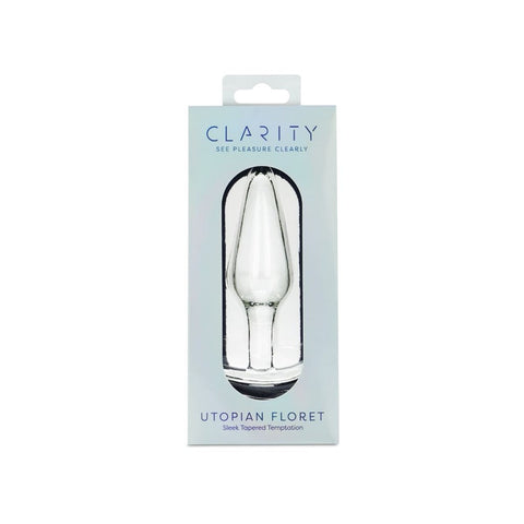 Glass Dildo Utopian Floret by Creative Conceptions - Glass Sex Toys