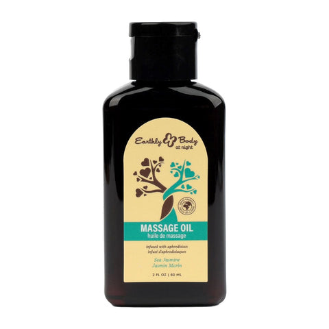 Hemp Seed Scented Adult Massage Oil by Earthly Body - Massage Oils and Lubricants