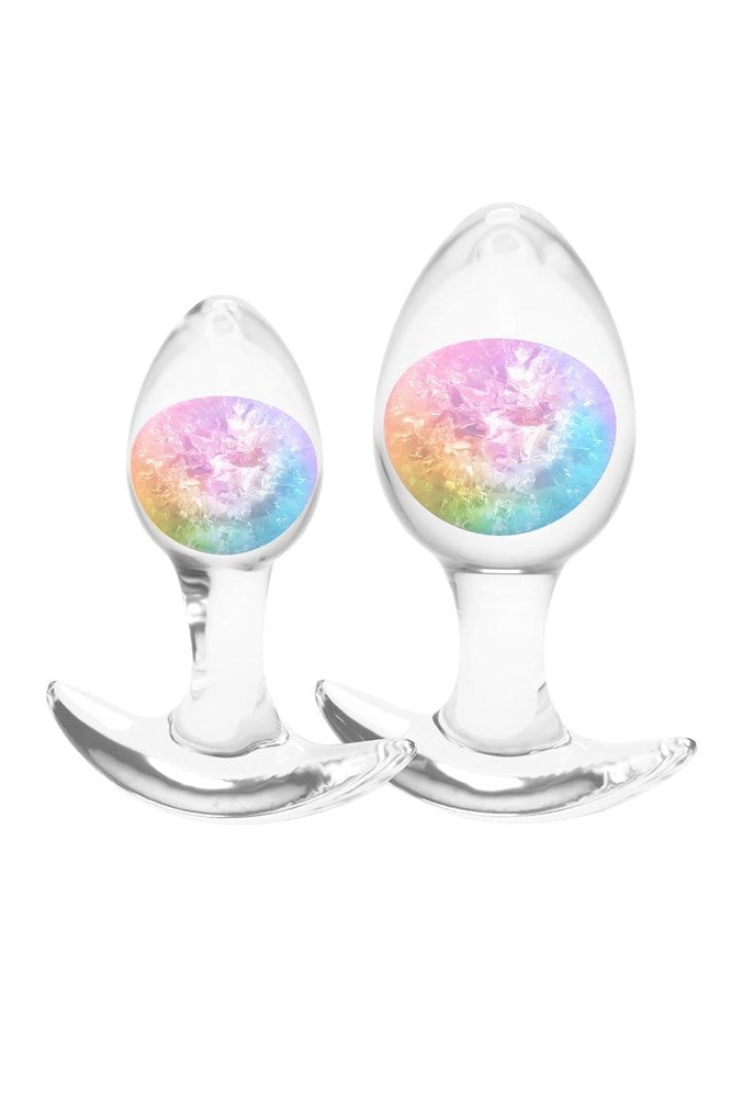 NS Novelties Glams Cosmic Butt Plugs Set of 2 Sizes - Butt Plugs