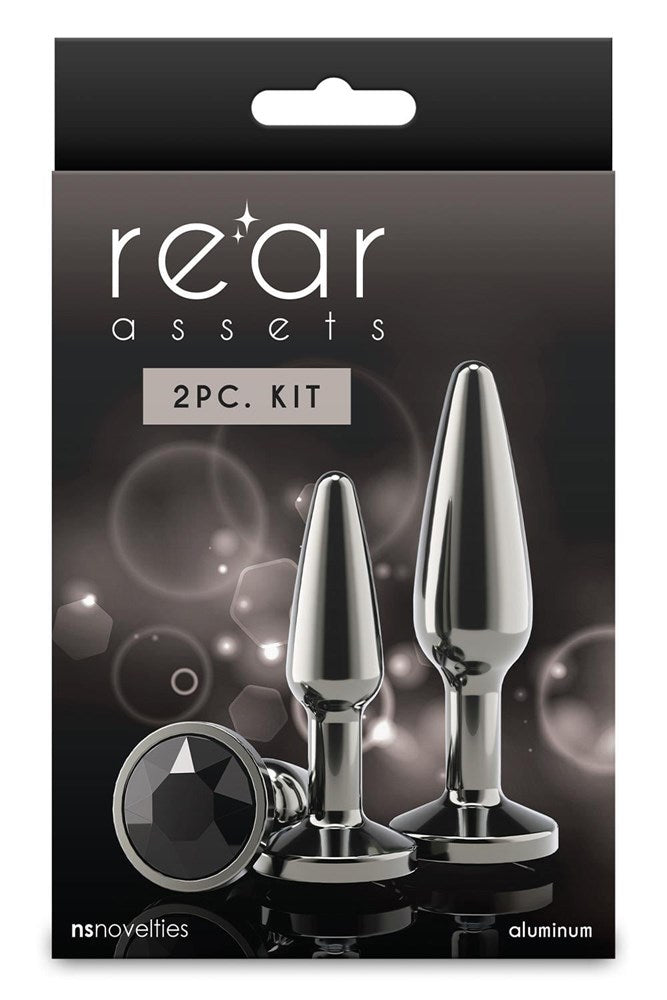NS Novelties Rear Assets Tapered Trainer Metal Butt Plugs Set - Butt Plugs