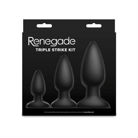 Renegade Triple Strike Butt Plug Kit by NS Novelties - Butt Plugs