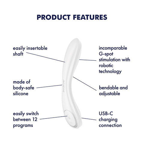 G-Spot Wave 2 Rechargeable Flicking Tip Vibrator - G-Spot Vibrators