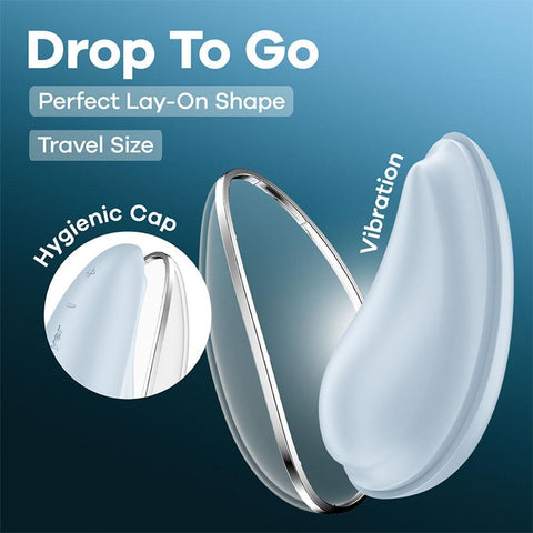 Drop To Go Clitoral Stimulator Clit Vibrator by Satisfyer - Clit Ticklers and Pulsators
