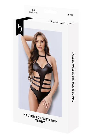BACI WL Halter Top Wetlook Teddy by Xgen Products - Her Fetish