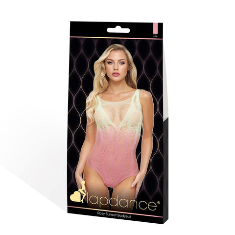 LAPDANCE Rosy Sunset Bodysuit Cream by Xgen Products - Teddies and Bodysuits