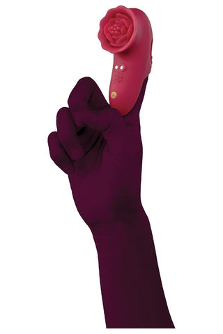 Secret Kisses ROSEGASM PLAYFUL PETAL Finger Stimulator - Finger and Tongue Vibrators
