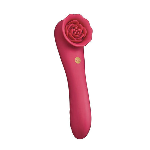 Secret Kisses ROSEGASM QUAKE Dual Ended Tapping Vibrator - Clit Ticklers and Pulsators