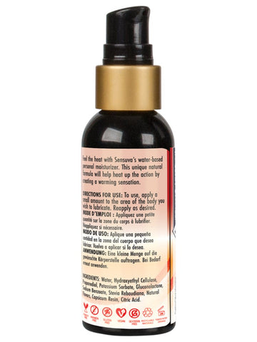 Heat Wave Warming Personal Moisturizer Water Based Lube - Water Based Lubes