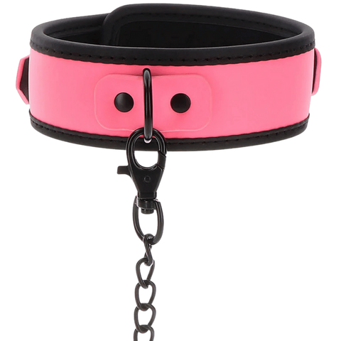 Glow Collar and Chain Leash by Scala - Collars and Leads