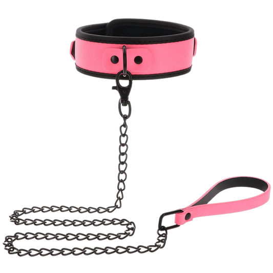 Scala Glow In The Dark Collar and Chain Leash