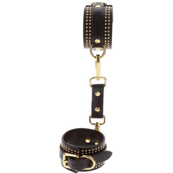 Scala Taboom BDSM Play Studded Wrist Cuffs Set - Cuffs And Restraints