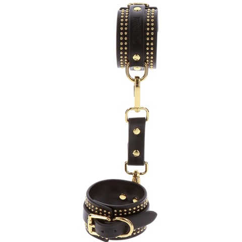 Studded Wrist Cuffs Set by Scala - Cuffs And Restraints