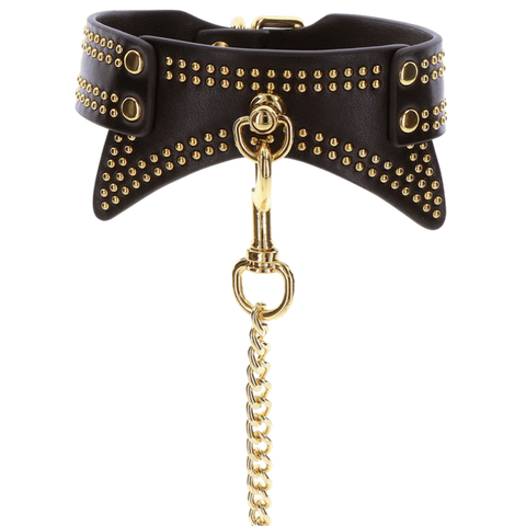 Studded Collar and Leash by Scala - Collars and Leads