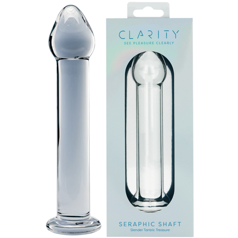 Glass Dildo Seraphic Shaft by Creative Conceptions - Glass Sex Toys
