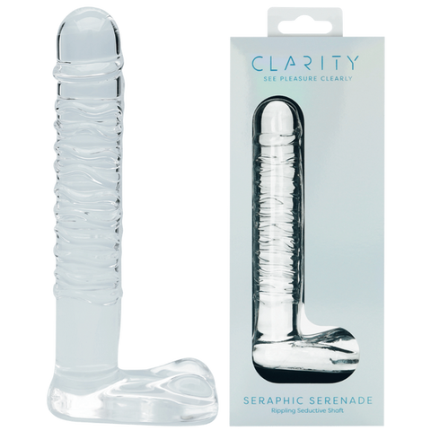 Glass Dildo Seraphic Serenade by Creative Conceptions - Glass Sex Toys
