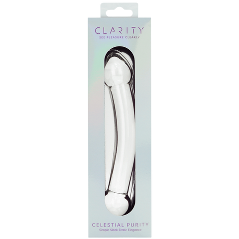 Glass Dildo Celestial Purity by Creative Conceptions - Glass Sex Toys