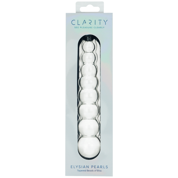 Creative Conceptions Elysian Pearls G-Spot Glass Dildo - Glass Sex Toys