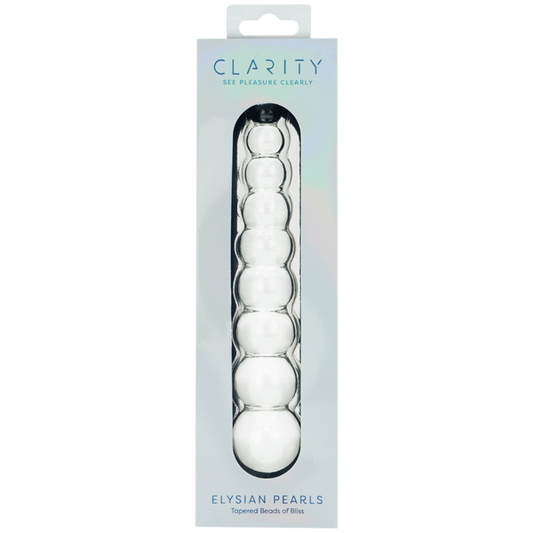 Creative Conceptions Elysian Pearls G-Spot Glass Dildo