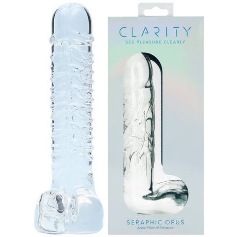 Glass Dildo Seraphic Opus by Creative Conceptions - Glass Sex Toys