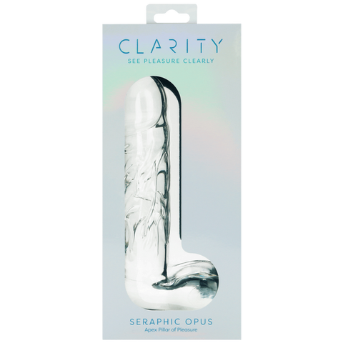 Glass Dildo Seraphic Opus by Creative Conceptions - Glass Sex Toys