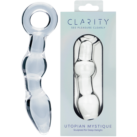 Glass Dildo Utopian Mystique by Creative Conceptions - Glass Sex Toys