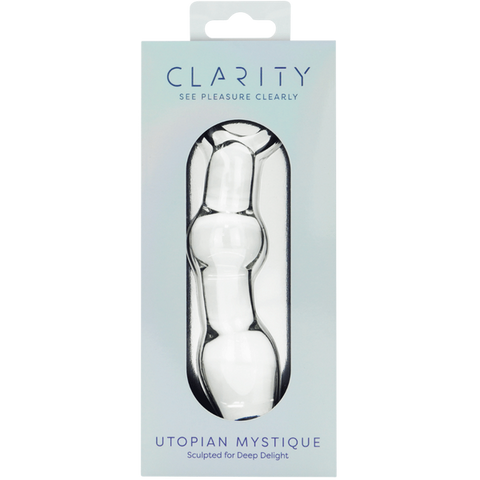 Glass Dildo Utopian Mystique by Creative Conceptions - Glass Sex Toys