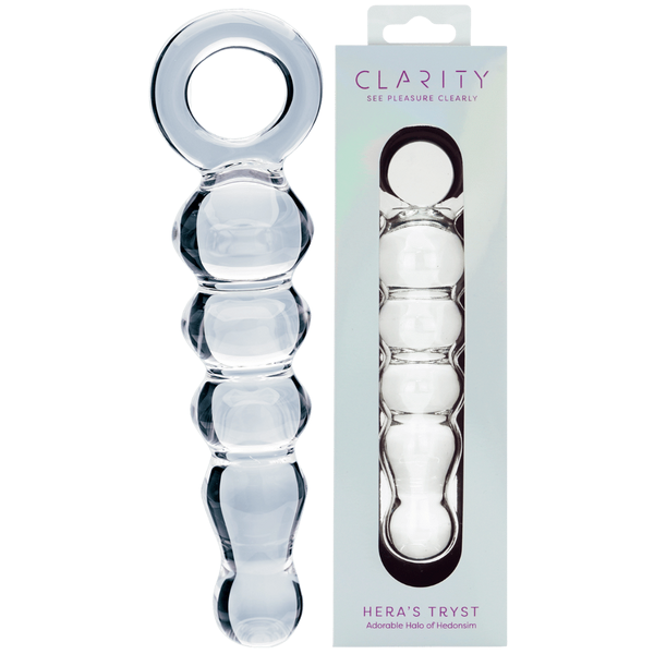 Creative Cocneptions Heras Tryst 4.9 Inch Glass Dildo - Glass Sex Toys