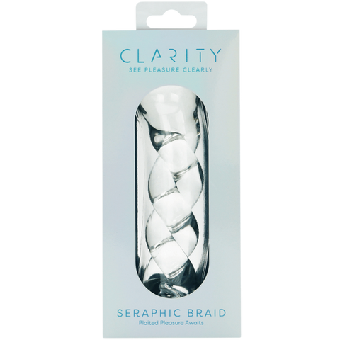 Seraphic Braid Glass Dildo by Creative Conceptions - Glass Sex Toys