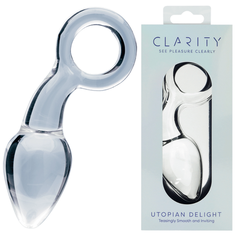 Glass Dildo Utopian Delight by Creative Conceptions - Glass Sex Toys