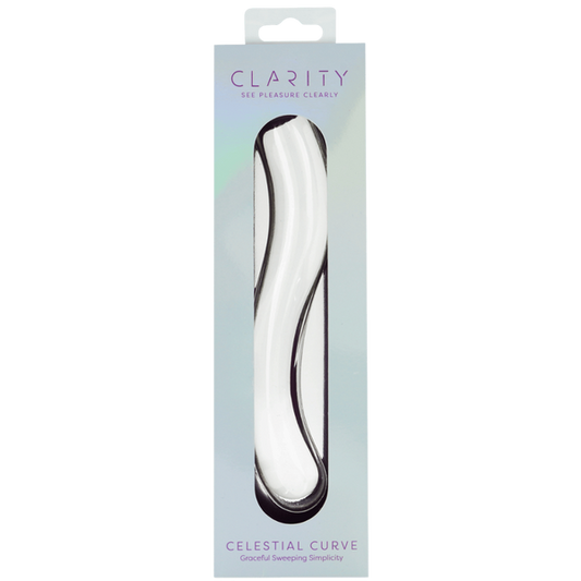 Creative Conceptions Celestial Curve Double Ender Glass Dildo